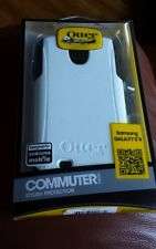 SPECIAL NEW IN BOX OtterBox Commuter Samsung Galaxy S 4 black/white PLUS Screen Protector Shield