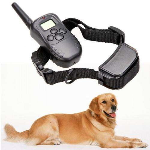 Rechargeable Waterproof 300M LCD Remote Dog Pet Training Collar 1 Dog H9378