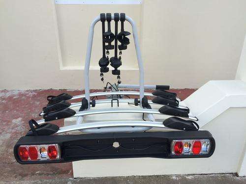 Bicycle carrier 4 bike towbar mount lockable