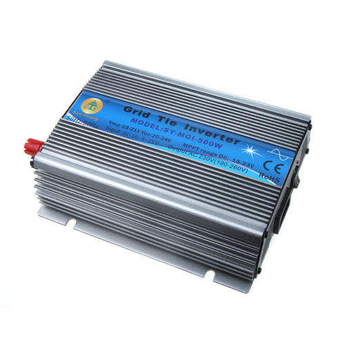 500W Watt Micro Grid Tie Inverter Accept DC 10.5-28V AC 230V Solar Power Pure Sine Wave
