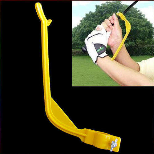 Golf Practice Plane Swing Guide Trainer Gesture Alignment Training Wrist Correct Aid Tool