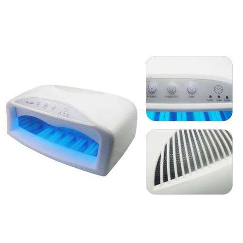 54Watt 2-hand Nail Art 6LEDs Gel Curing UV Lamp Polish Dryer Pedicure Manicure Tools Heater & Fan wi
