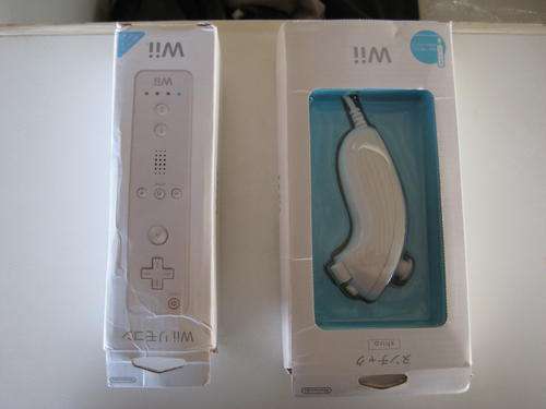 wii remote and nunchuck