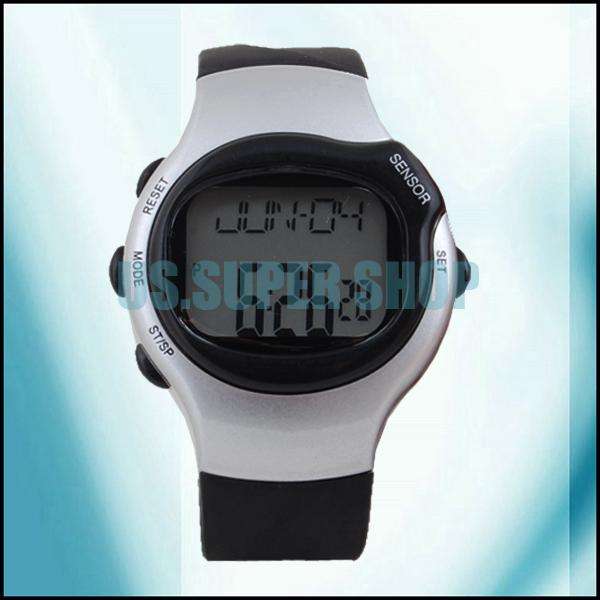 Gym Pulse Heart Rate Calorie Counter Stop Watch Monitor
