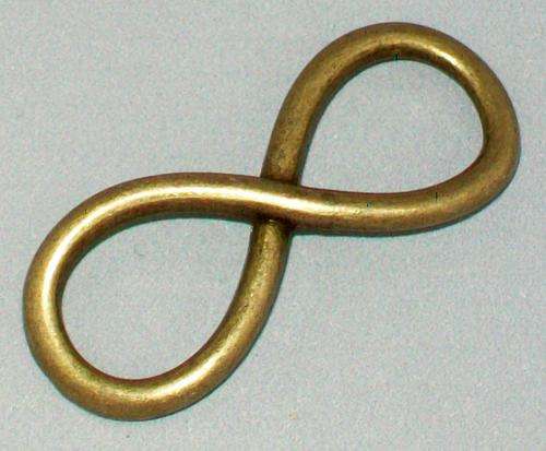 Antique Bronze Infinity Connector - 1pc