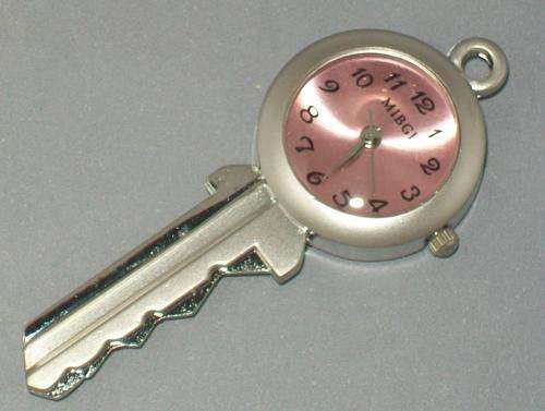 Key Charm Watch - Pink Face