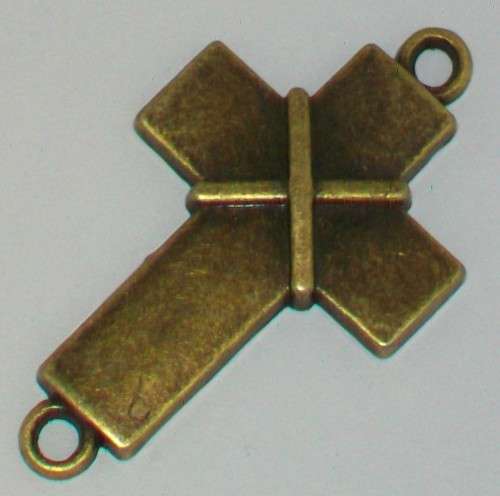 *** CLEARANCE SALE *** Antique Bronze Cross Connector