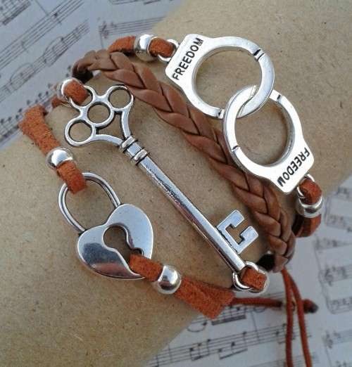 *** CLEARANCE SALE ***  Freedom Infinity Bracelet - Shades of Brown