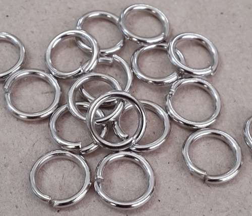 *** CLEARANCE SALE *** 50 pcs - Nickel Jump Rings (10mm)