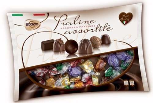 Imported from Italy - Milk and Dark Chocolate Pralines with assorted fillings (500g)