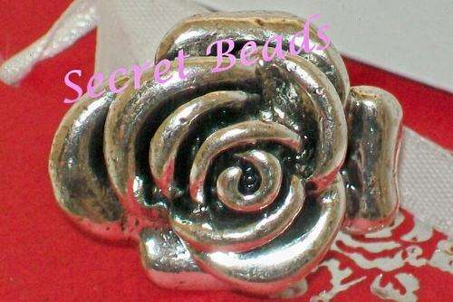 SALE - Silver Plated Rose Ring