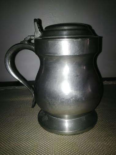 Very Collectable and Sought After English Pewter Beer Mug