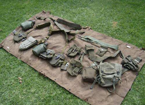 US Vietnam Era Alice Webbing and Later Alice Webbing