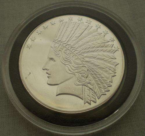 Indian Head Design .999 Fine Silver 1 Ounce ~Collector's Item~