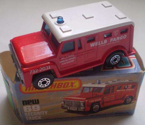 1978 Matchbox Security Truck No 69