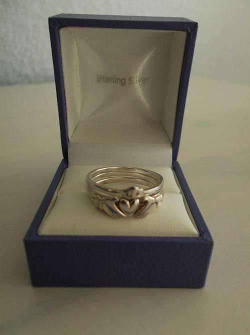 Irish made Claddagh Sterling Silver Ring