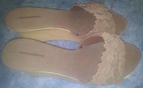 Ladies Brown Suede Type Woolworths Shoes-Size 6-NEVER WORN