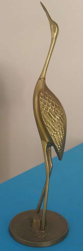 ELEGANT BRASS BIRD - See All Photos ! R2 Start - No Reserve !