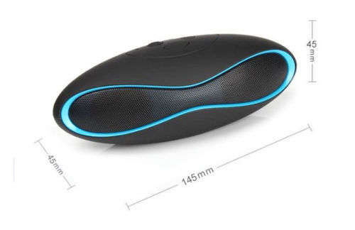 MINI-X6 Portable Rugby Shaped Mini-card Bluetooth 3.0 Music Speaker