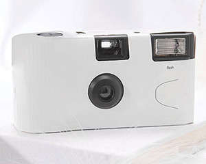 Plain White Disposable Camera