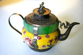 VINTAGE TIBETAN TEA POT