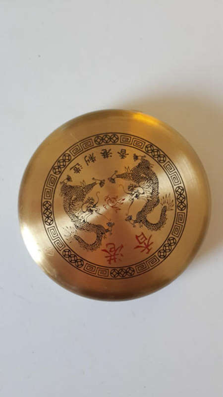 BRASS FENG SHUI COMPASS (LUOPAN)