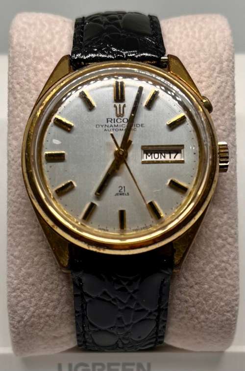 Ricoh Dynamic Wide Gold Plated Automatic Watch