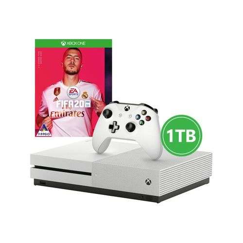 Microsoft Xbox One S Console (1TB) - With FIFA 20