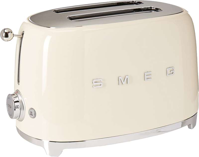 Smeg Retro 2 Slice Toaster (Cream)