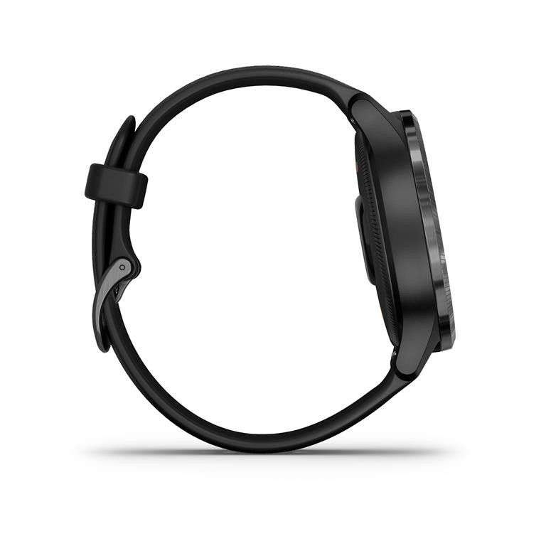 Garmin Venu Smartwatch - 43mm Black Silicone Band