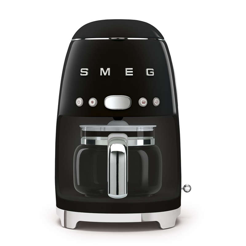 SMEG 50`S Retro Style Drip Coffee Machine - Glossy Black