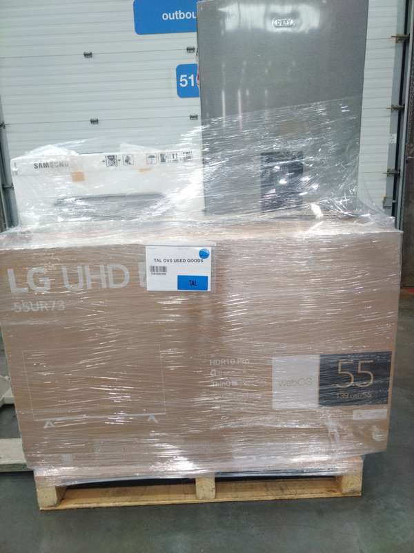 Pallet of Used Appliances and Electronics for Sale
