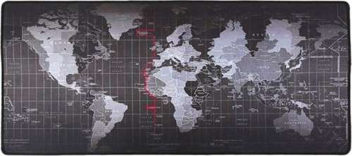 WORLD MAP LARGE GAMING MOUSE PAD (80CM X 30CM X 3MM) SPECIAL!!!