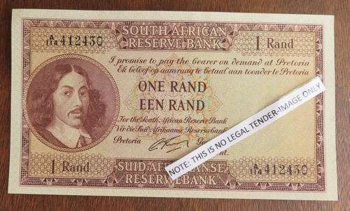 ONE RAND-G RISSIK A114 -UNC CONDITION
