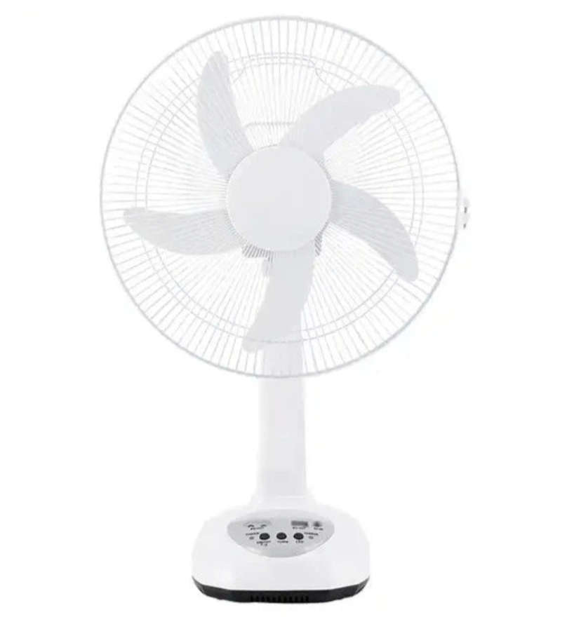 Condere 12` Rechargeable Solar Fan with Built in light and 2 Light Bulbs and a Solar Panel