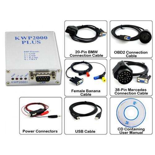 KWP2000 Plus ECU Flasher/Chip Tuning Tool OBD2, LOCAL STOCK, R899