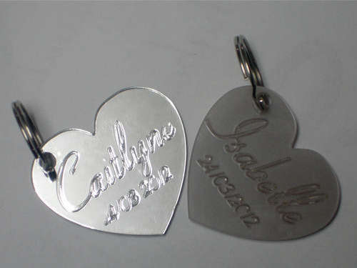 Wedding favours - PERSONALISED  KEY RING WITH GUEST NAME - CAN DOUBLE AS NAME TAG