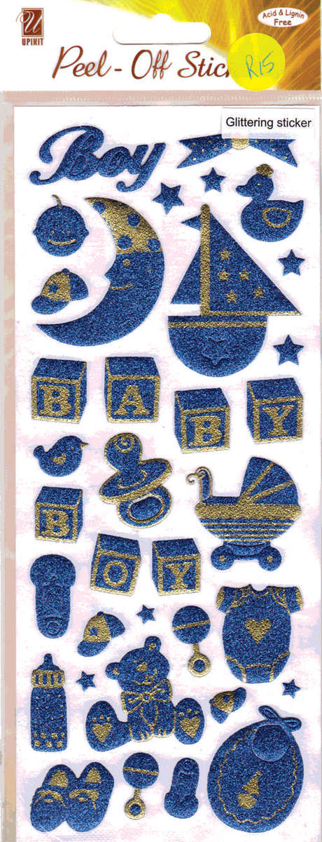 Stickers - Glitter - BOY