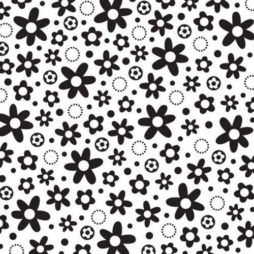 Paper - 12"x12" - 300cm x 300cm - Doodlebug - WHITE DIZZY DAIZY