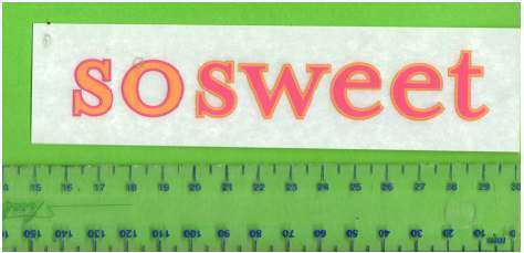 Rub-ons - Single Expressions -  complete with rub on stick- So sweet