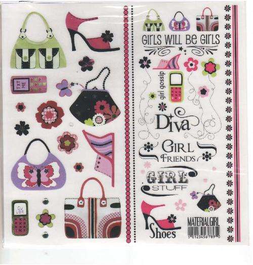 SPECIAL !!!! Rub-ons - DIVA - Page Appox 200mm x 200mm