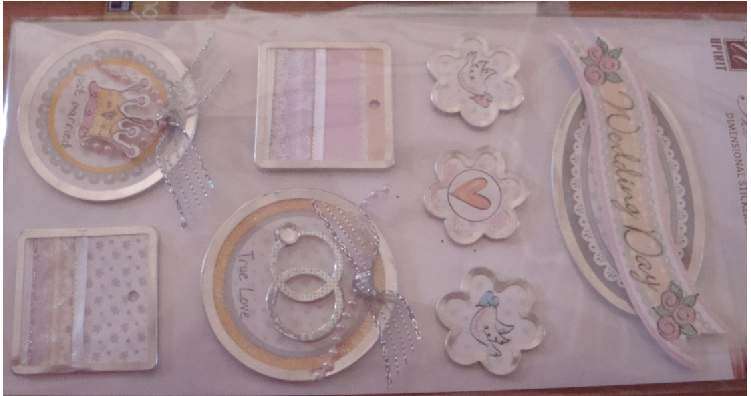 Stickers - Wedding Metal Tag stickers