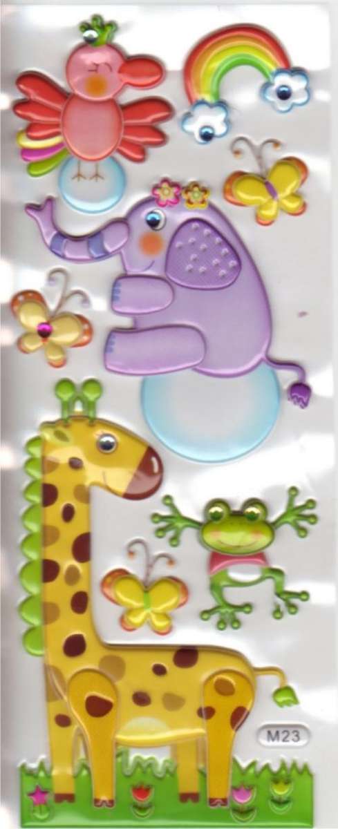 Stickers Puff - Giraffe