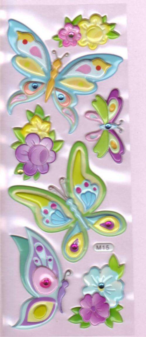 Stickers Puff - Butterflies