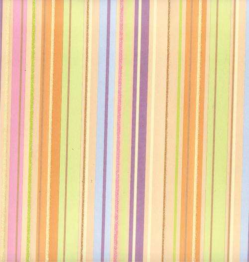 Paper - 12'x12" Glitter - Colour Stipes