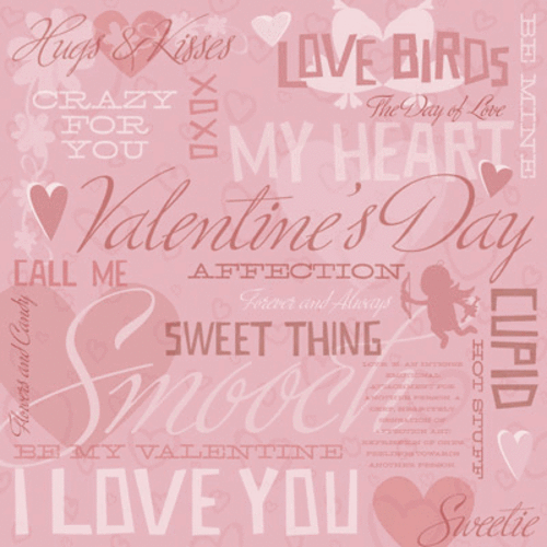 Paper -  300mm*300mm - LOVE COLLAGE  (L)