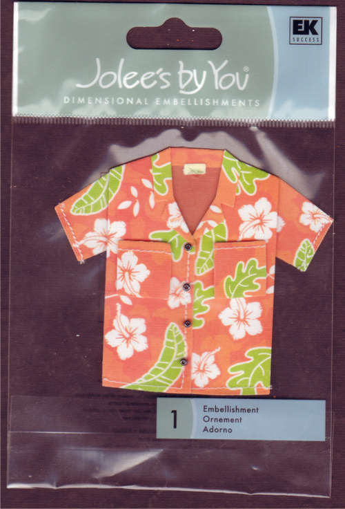 Jolees by You - Hawaiian Shirt  (a) Dimensional Scrapbook Embellishments