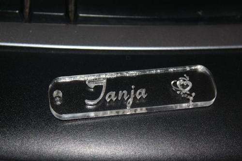 Wedding favours - PERSONALISED KEY RING WITH GUEST NAME - CAN DOUBLE AS NAME TAG