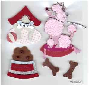 Stickers - Dimensional - Dogs (A)