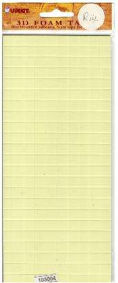 3D Foam Double Side adhesive Foam Tape sheet size 230mmx100mm